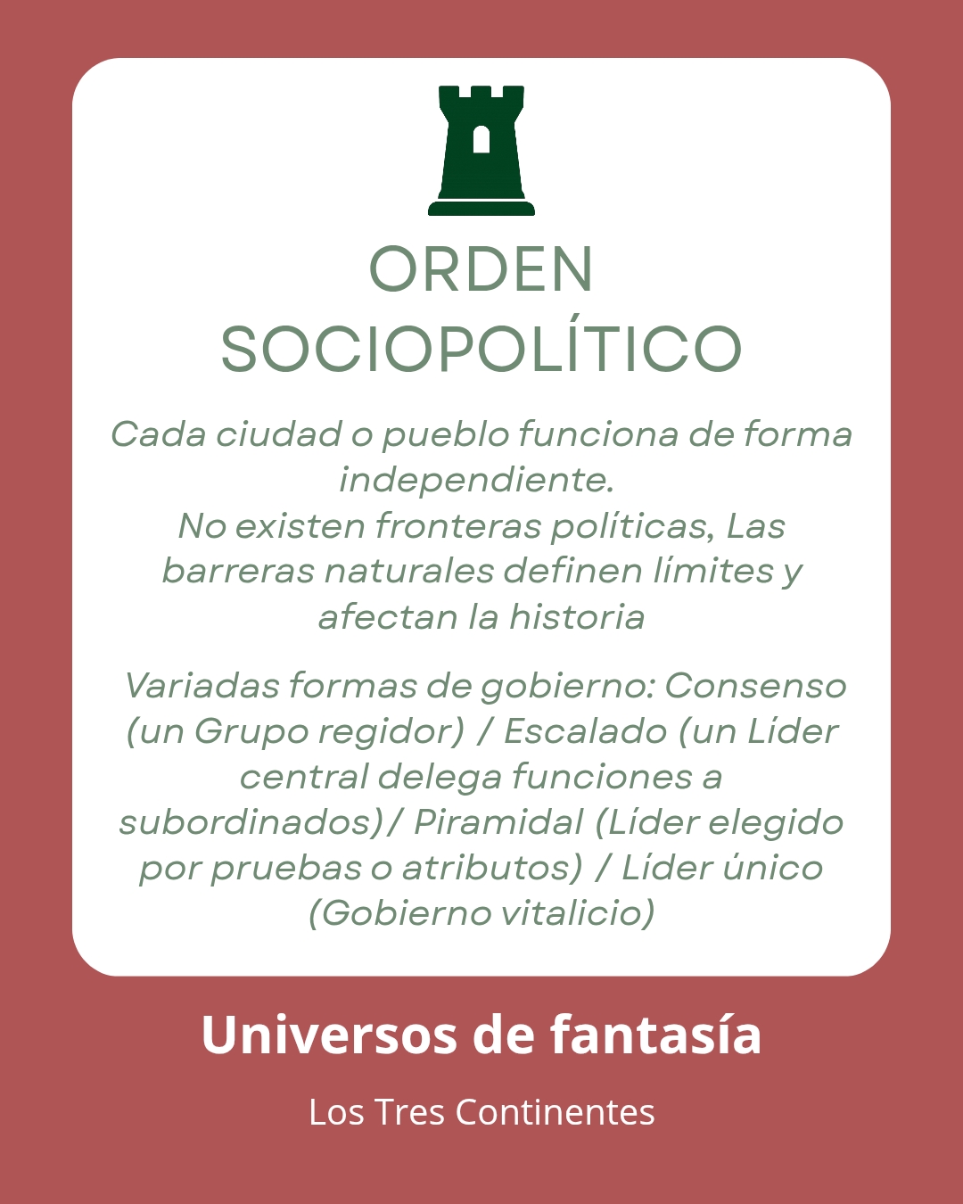 Los tres continentes 3