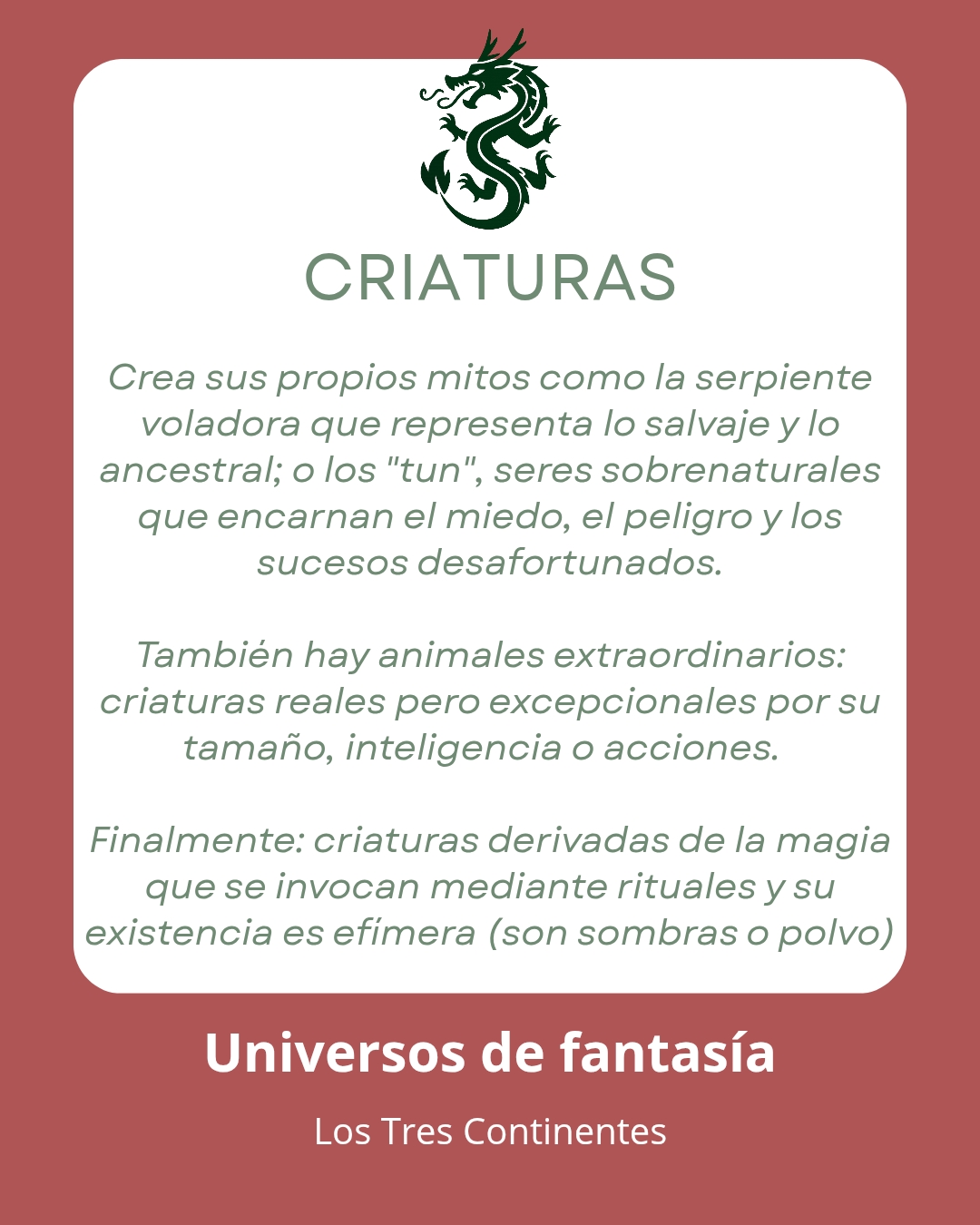 Los tres continentes 5