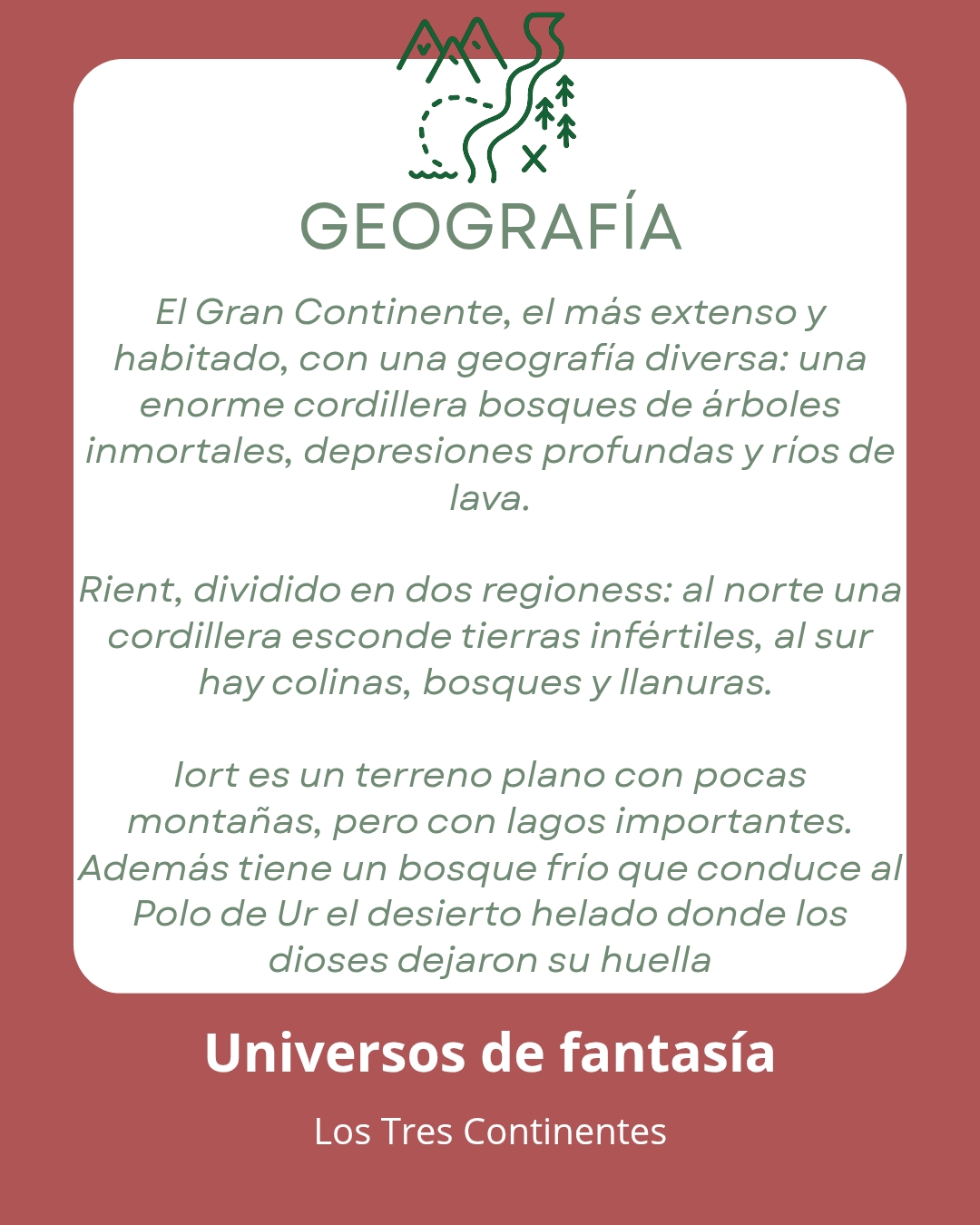 Los tres continentes 7